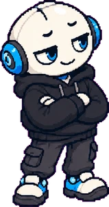 the senior dev, arms crossed